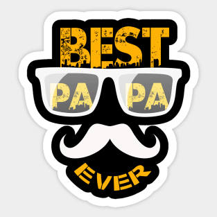 Best Papa Ever Sticker